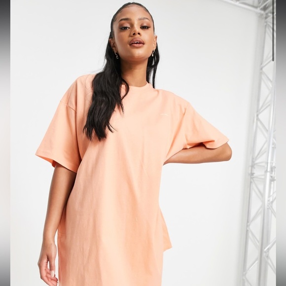 Night addict oversized tee coral 100% cotton in excellent like-new condition - Picture 2 of 7